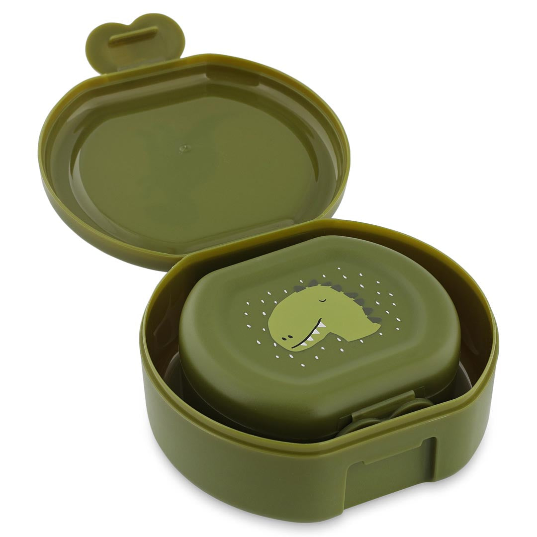 Snack box with clip - 2pcs - Mr. Dino