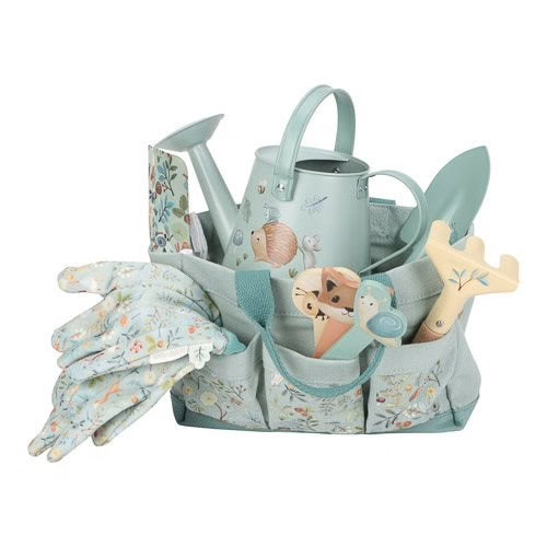 Kit Jardinagem com bolsa verde