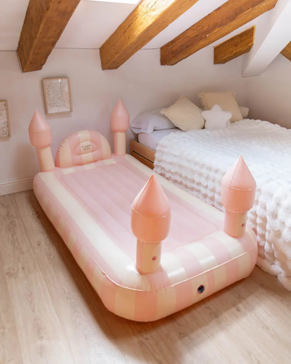 Colchão Inflável Castelo Pink