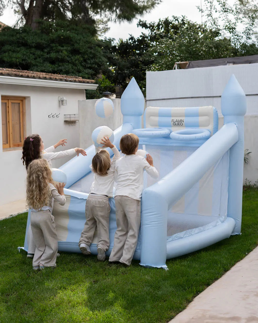 Boliche Flamingueo Big Azul