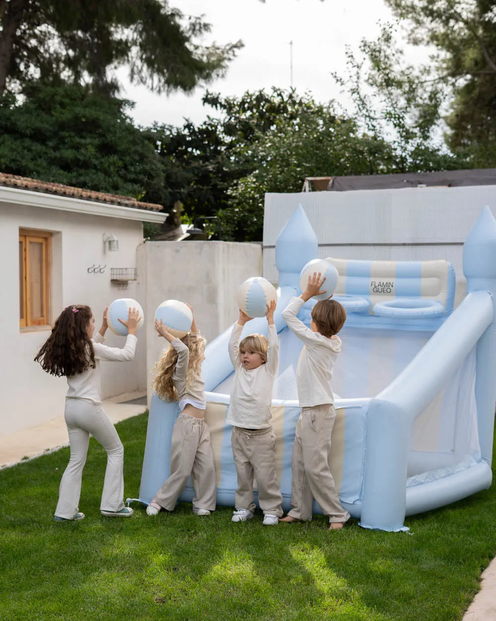 Boliche Flamingueo Big Azul