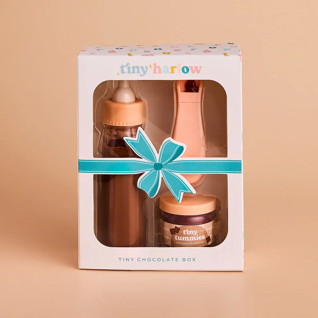 Set comidinha + mamadeira Tiny Harlow Chocolate