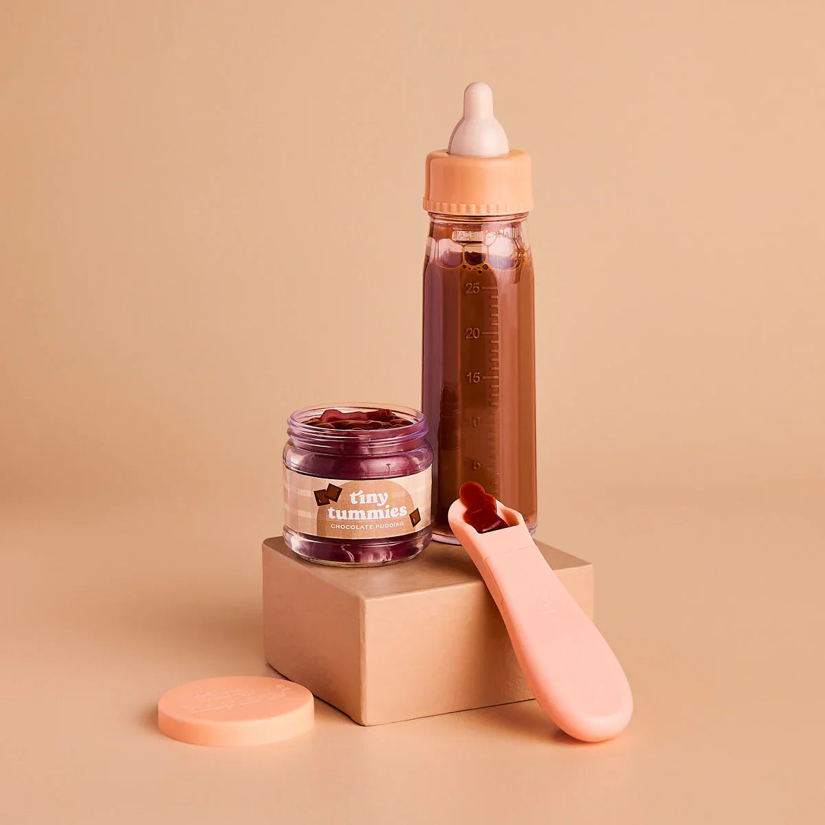 Set comidinha + mamadeira Tiny Harlow Chocolate