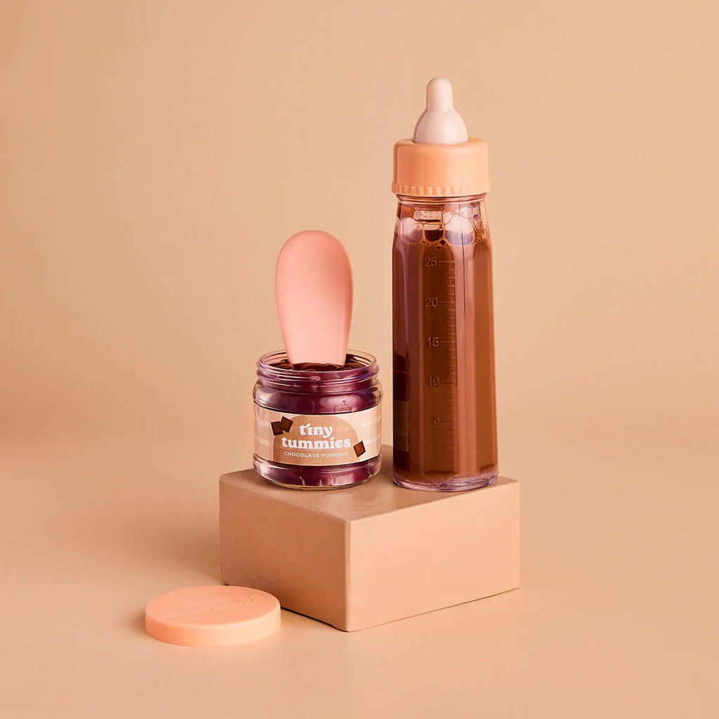Set comidinha + mamadeira Tiny Harlow Chocolate