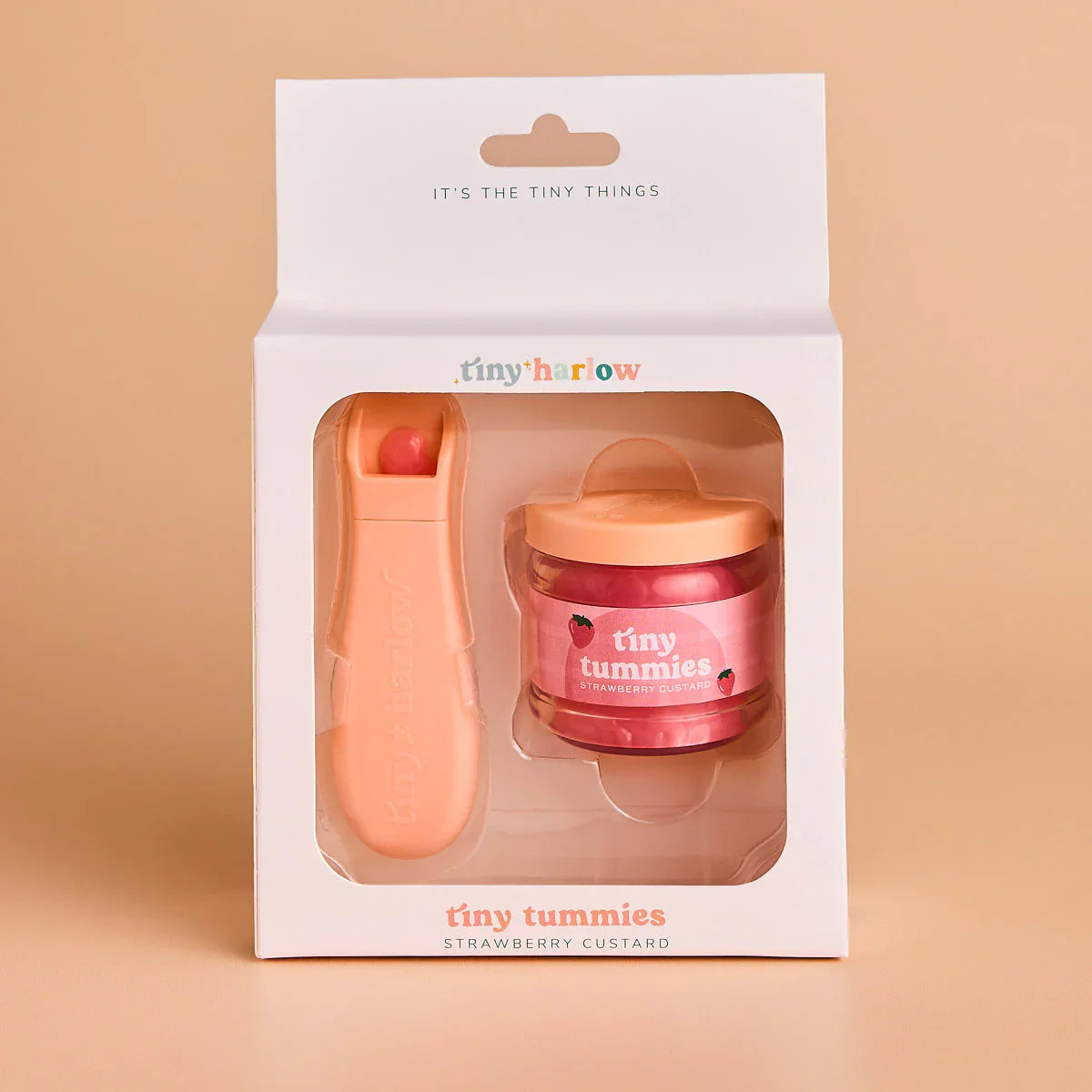 Comidinha de boneca Tiny Harlow Morango