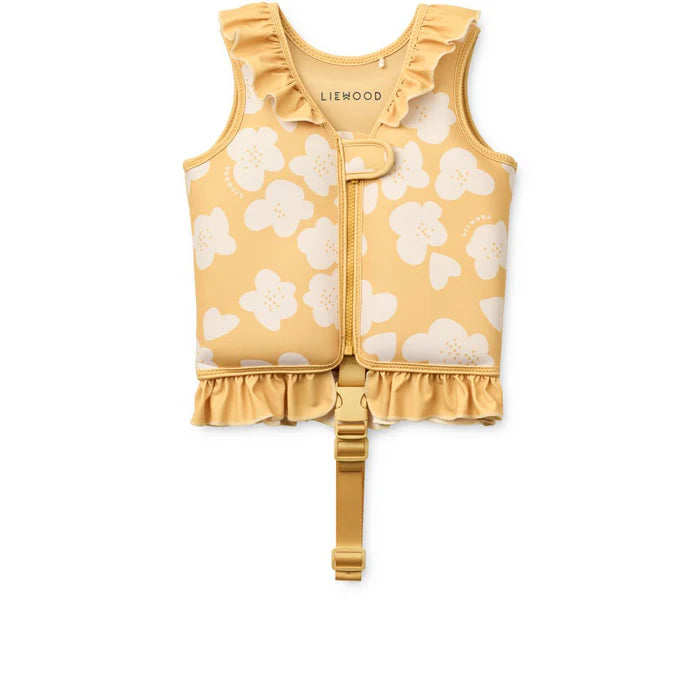 Dove Swim Vest Flower / Lemon yellow