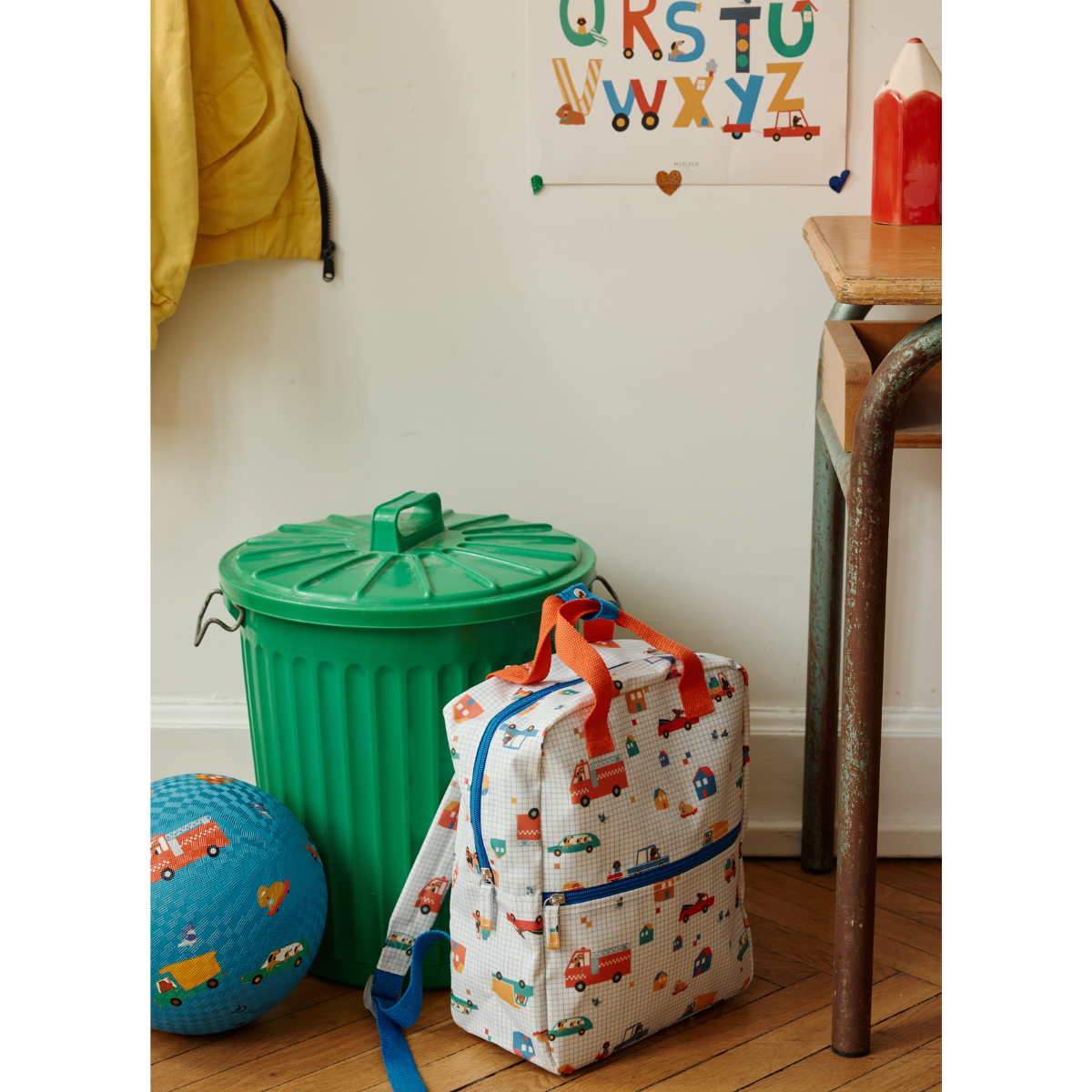 Mochila Cars Cuadrada