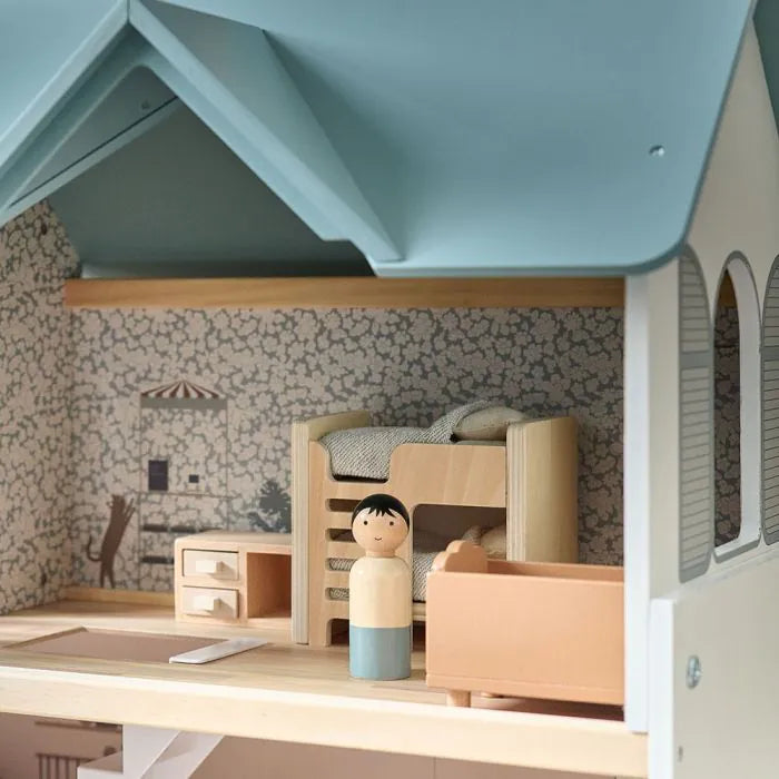 CASA DE MUÑECAS DE MADERA CAMPAÑA