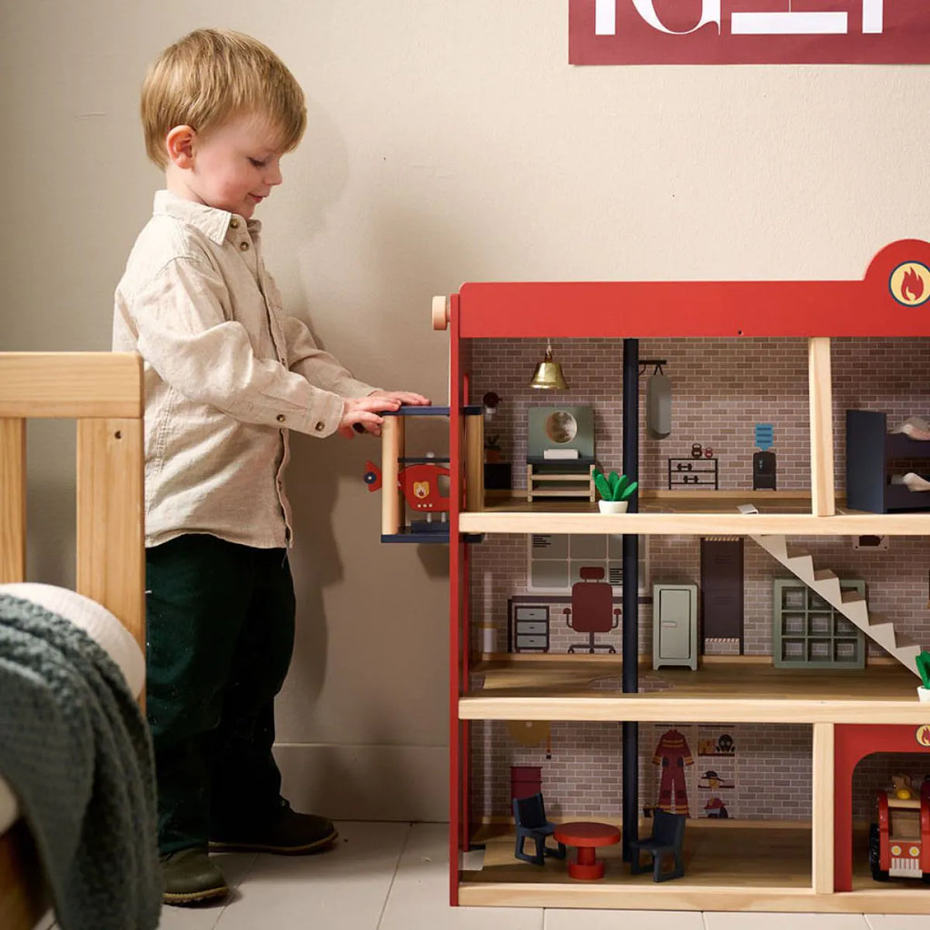 WOODEN FIRE STATION