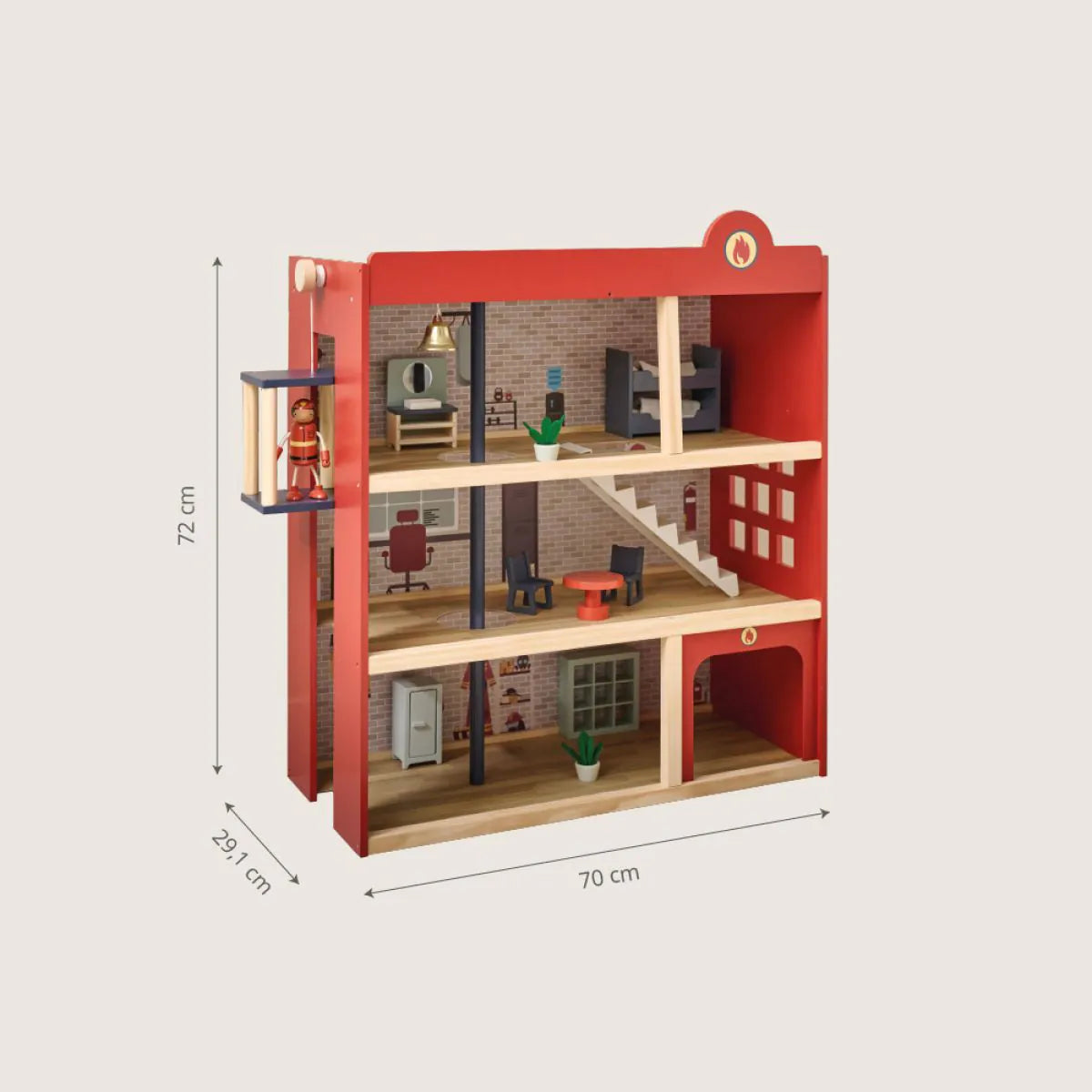 WOODEN FIRE STATION