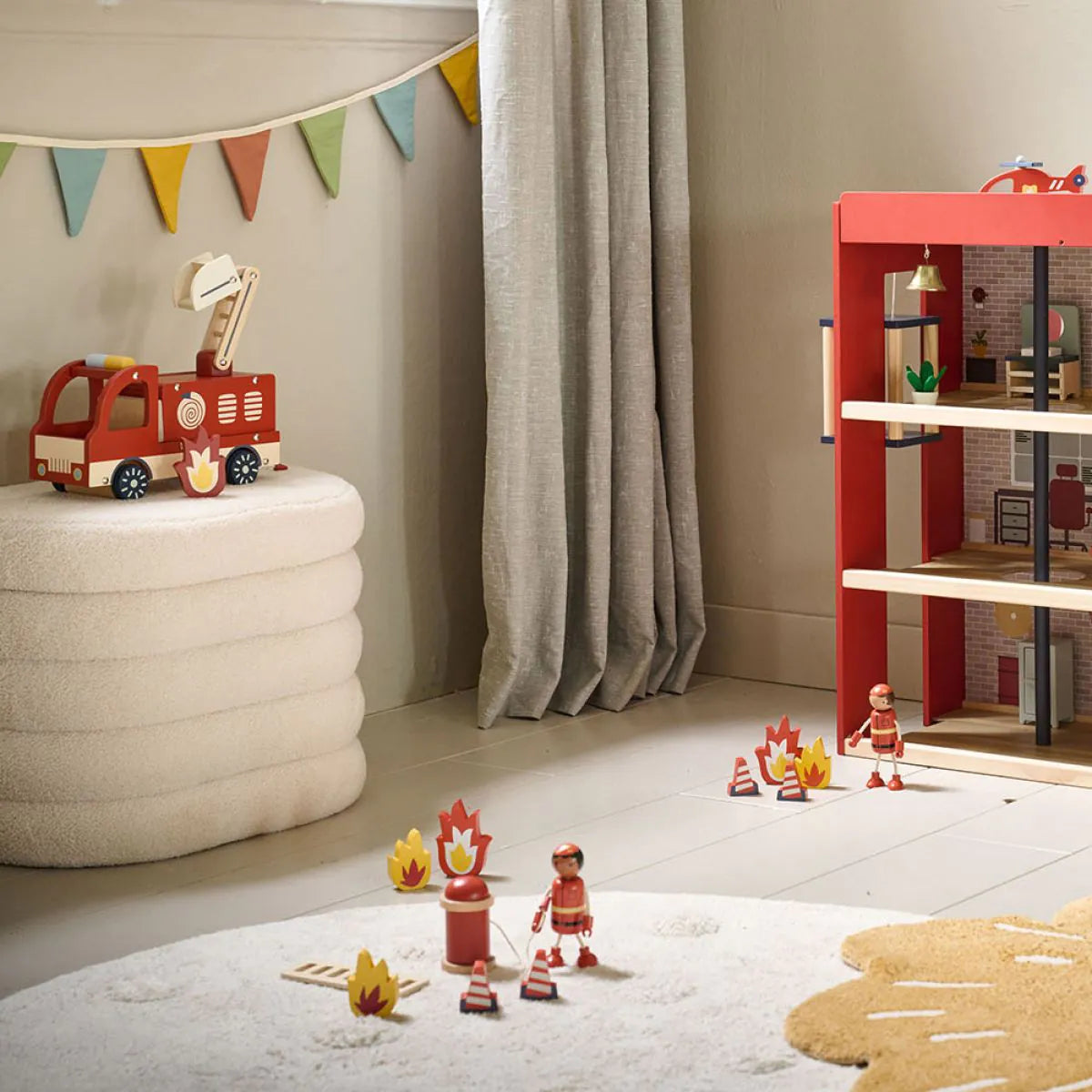 WOODEN FIRE STATION